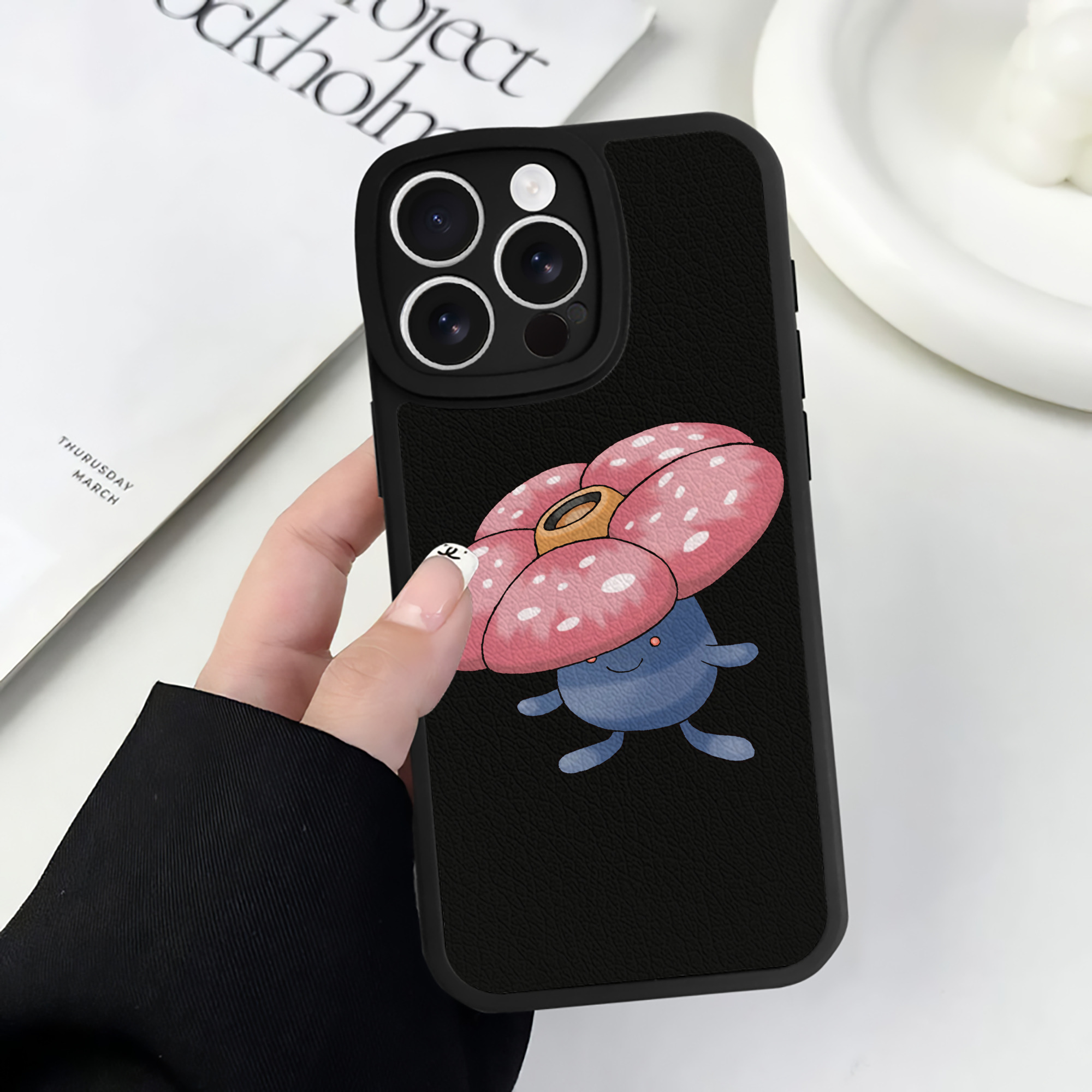 （画像用） ポケットモンスター Pokémon 【iPhone 16シリーズ対応】シリコンスマホケース（レザー調） 材質：シリコン